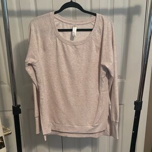 Soft Blush Long Sleeve Sweatshirt